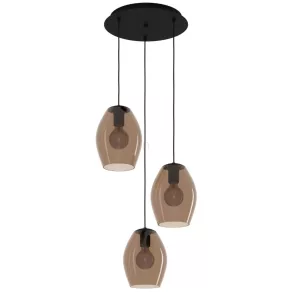   Lampă suspendată, 45 cm - Estanys 1 Eglo 390161, cu 3 socluri E27, 220-240 V