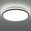 Lampă LED rotundă pentru tavan pentru băi, cu ramă neagră - Pinetto Eglo 900366