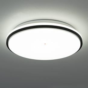   Lampă LED rotundă pentru tavan pentru băi, cu ramă neagră - Pinetto Eglo 900366