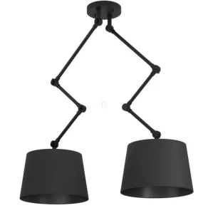   Lampă suspendată din material textil cu înălțime reglabilă - Pistunio Eglo 390113, cu 2 socluri E27, 220-240 V