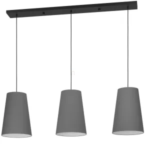   Lampă suspendată din material textil - Petrosa Eglo 390136, cu 3 socluri E27, 220-240 V