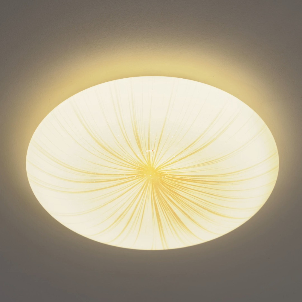 Lampa LED de tavan 10 W, alb cald, alb-auriu - Nieves Eglo 900498