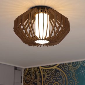 Lampă de tavan, maro și alb - Rusticaria Eglo 900385