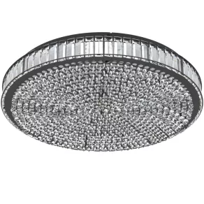   Lampă LED de tavan cu ornamente prismatice din cristal - Balparda Eglo 390249, 7120 lm, 4000 K, 4x5,6+4x7,5 W, 220-240 V