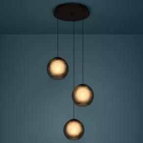   Lampă suspendată, 45,5 cm - Arangona Eglo 390213, cu 3 socluri E27, 220-240 V