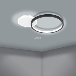   Lampă LED de tavan cu telecomandă 15 W, alb rece-cald, 40,5x29 cm, alb-negru - Gafares Eglo 900421