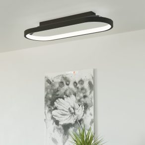   Lampă LED de tavan cu comutator 27 W, alb cald, alb-negru - Codriales Eglo 900631