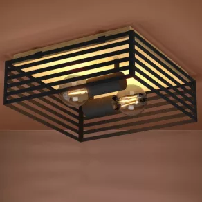   Lampă de tavan - Cidraz Eglo 390163, cu 2 socluri E27, 220-240 V