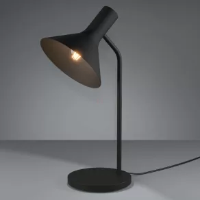   Lampă de birou, neagră, 49,5 cm - Morescana Eglo 390221, cu 1 soclu E27, 220-240 V