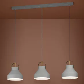   Lampă suspendată în stil loft - Estepona Eglo 390227, cu 3 socluri E27, 220-240 V