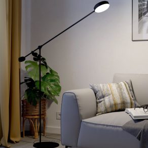   Lampă de podea LED cu intensitate reglabilă, 160,5 cm - Clavellina Eglo 900354, 2210 lm, 3000 K, 24 W, cu comutator senzor de intensitate, IP20, 220-240 V