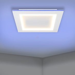   Lampă LED inteligentă pentru tavan - Padrogiano-Z Eglo 900483, 3600 lm, 2700-6500 K+RGB, temperatură și culoare reglabile, controlabilă prin aplicație, Bluetooth, ZIgbee, 27,9 W, 220-240 V