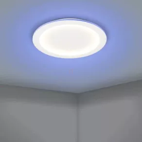   Lampă LED inteligentă de tavan - Padrogiano-Z Eglo 900487, 4600 lm, 2700-6500 K+RGB, temperatură de culoare și culoare reglabile, controlabilă prin aplicație, Bluetooth, Zigbee, 35 W, 220-240 V