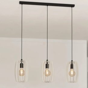   Lampă suspendată cu lamele - Bajazzara Eglo 900503, cu soclu 3xE27, 220-240 V