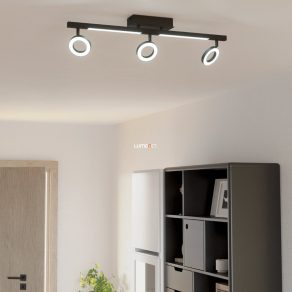 Spot LED 9,6 W, alb cald, negru - Cardillio Eglo 900515