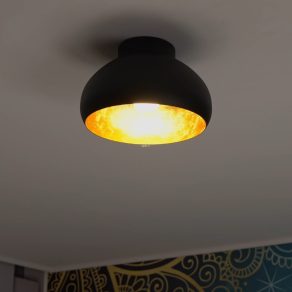 Lampă de tavan, negru și auriu - Mogano Eglo 900554