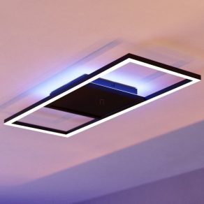   Lampă LED inteligentă pentru tavan - Calagrano-Z Eglo 900566, 2600 lm, 3000-6500 K+RGB, temperatură și culoare reglabile, controlabilă prin aplicație, Bluetooth, ZIgbee, 21 W, 220-240 V