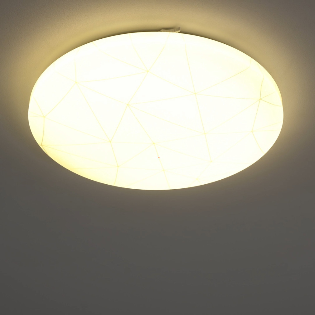 Lampa LED de tavan 19,5 W, alb cald, alb-auriu - Rende Eglo 900612