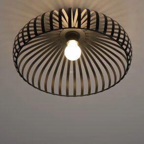 Lampă de tavan cu grilaj negru - Mogano 3 Eglo 900721