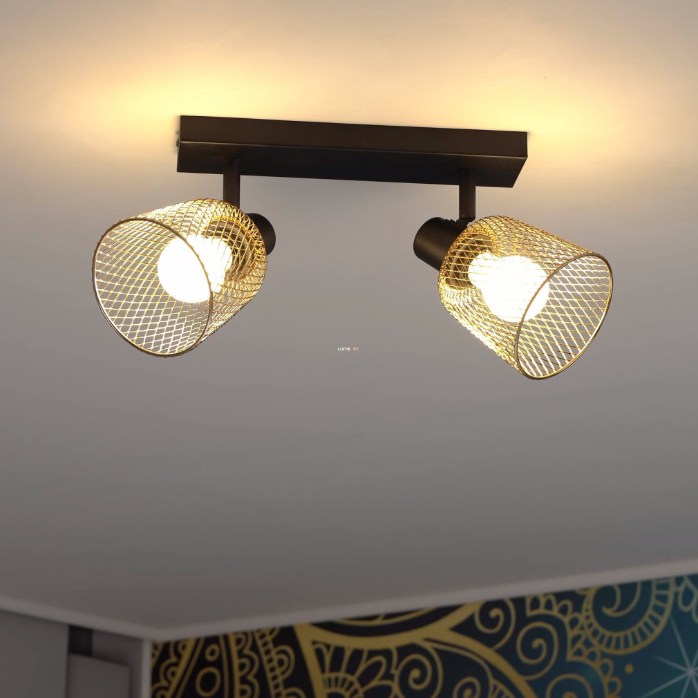 Spot cu 2 socluri, culoare auriu - Coslada Eglo 900694