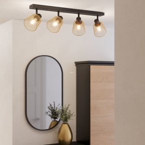   Lampă spot cu 4 socluri în culoarea alamă - Coslada Eglo 900695