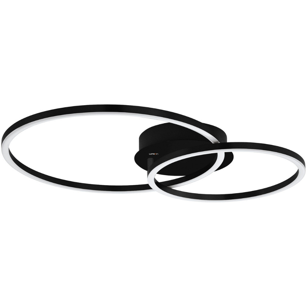 Lampă LED inteligentă pentru tavan, stil minimalist, negru - Mottafollone Eglo 75758