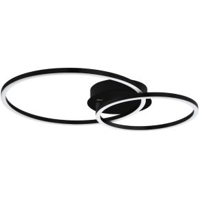   Lampă LED inteligentă pentru tavan, în stil minimalist, negru - Mottafollone Eglo 75758