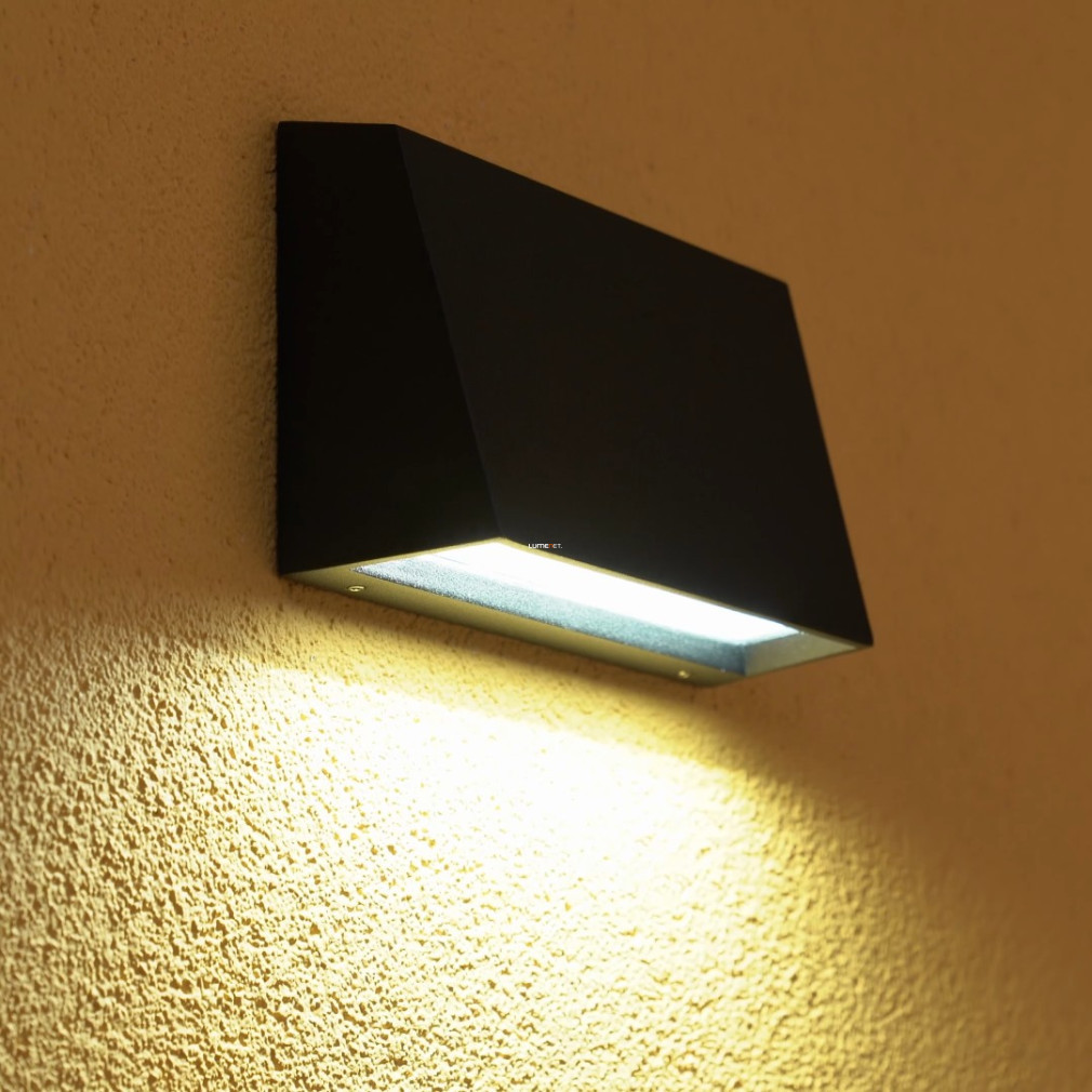Lampă LED de exterior reglabilă, 9,5 W, alb rece, negru - Spongano Eglo 900887