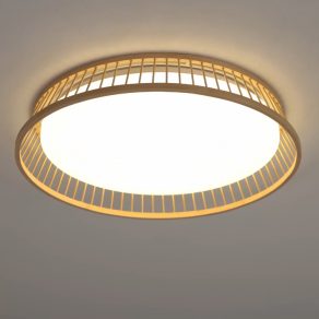 Lampă LED cu tavan din bambus - Luppineria Eglo 900797