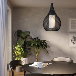 Lampă suspendată în negru - Razoni 1 Eglo 900828