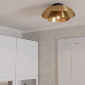   Lampă suspendată dublă în culoarea auriu - Cenciara Eglo 900848