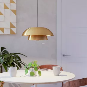 Lampă suspendată de culoare aurie - Cenciara Eglo 900849