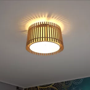 Lampă de tavan din lemn - Fattoria Eglo 900901