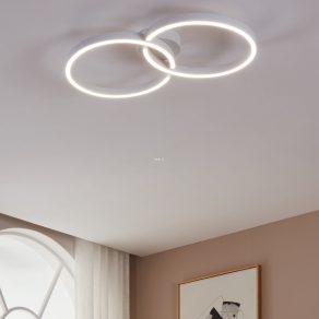   Lampă LED cu tavan cu inel dublu și telecomandă - Amandolo-RGBW Eglo 900954