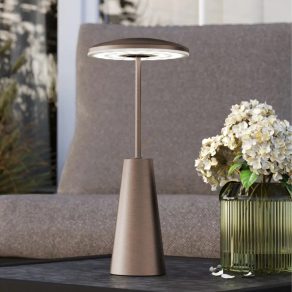   Lampă LED de masă reglabilă, 28 cm, comutator tactil, priză USB - Piccola Eglo 900924, 270 lm, 2400/3000/4000K, temperatură de culoare și luminozitate reglabile, 2,8 W, 5 V, IP54