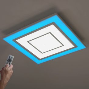   Lampă LED de tavan cu telecomandă și culori reglabile - Albarca-RGBW Eglo 900959