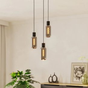   Lampă suspendată Loft, 30 cm - Maione Eglo 901004, cu soclu 3xE27, 220-240 V