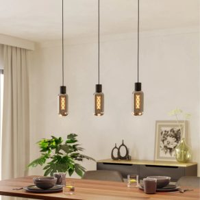   Lampă suspendată Loft - Maione Eglo 901005, cu 3xE27 soclu, 220-240 V