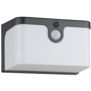   Lampă LED solară pentru exterior, montată pe perete, cu senzor de mișcare - Croara Eglo 901081, 800 lm, 3000 K, 7,3 W, 4,5 V, IP44