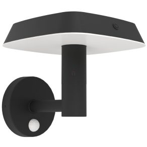   Lampă LED solară pentru exterior, montată pe perete, cu senzor de mișcare - Dreoli Eglo 901071, 970 lm, 3000 K, 8,5 W, 3,7 V, IP44
