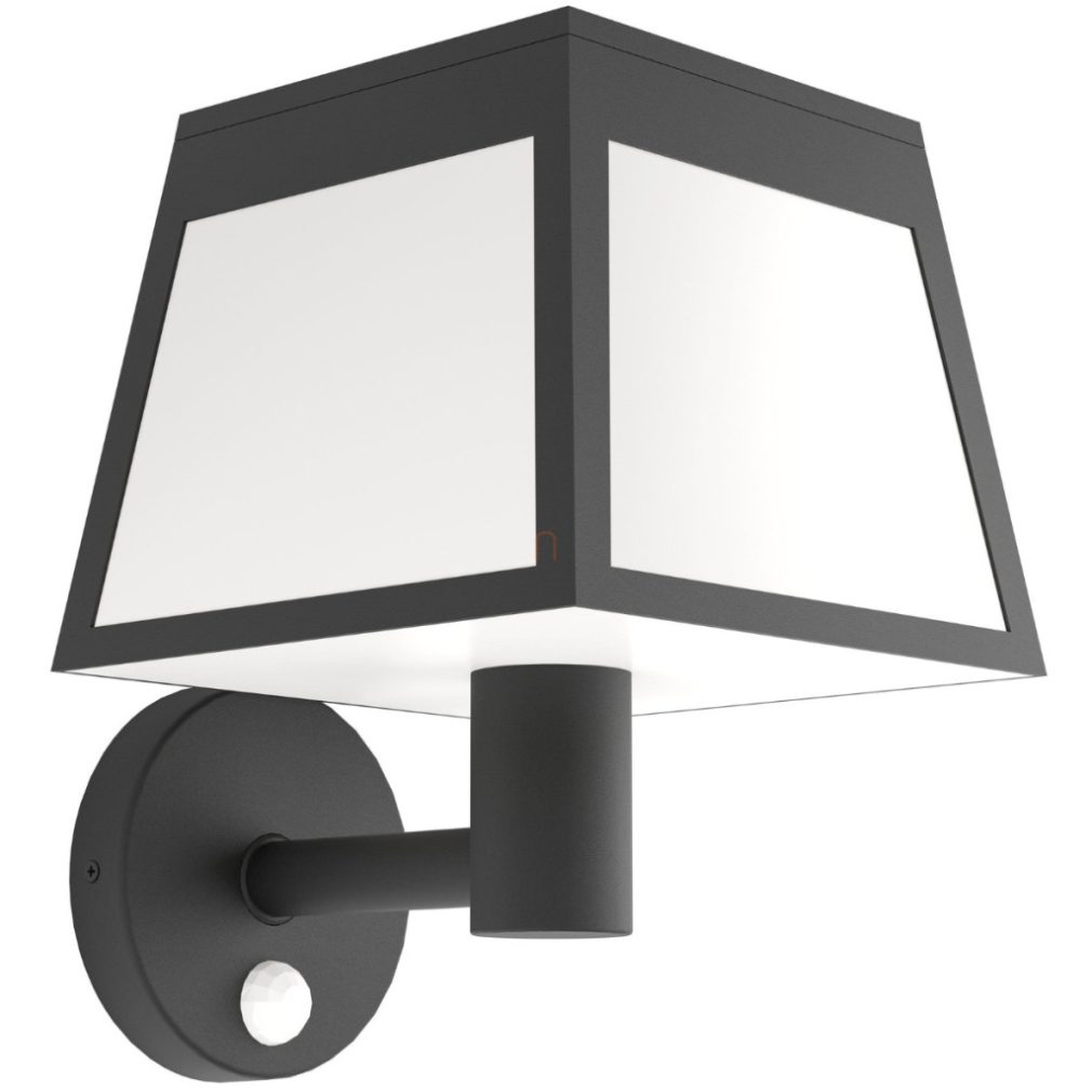 Lampă LED de exterior cu senzor de mișcare și panou solar - Altilia Eglo 901073, 800 lm, 3000 K, 7,5 W, 3,7 V, IP44
