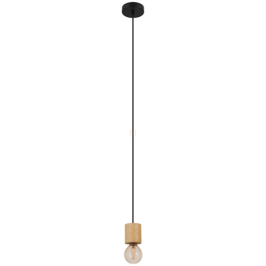 Lampa suspendată din lemn, 10,5 cm - Turialdo Eglo 901172, cu 1xE27 soclu, 220-240 V