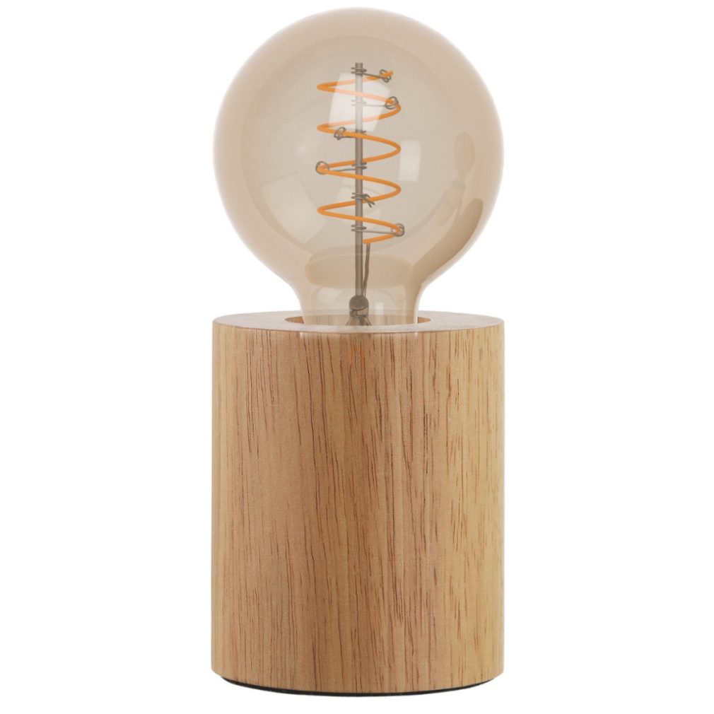 Lampa de masă naturală, 10 cm - Turialdo Eglo 901173, cu soclu 1xE27, 220-240 V
