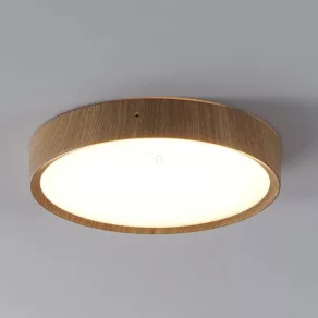   Lampă LED de tavan pentru baie, aspect de lemn, 34 cm - Musurita Eglo 901126, 1600 lm, 3000 K, 14,6 W, 220-240 V, IP44