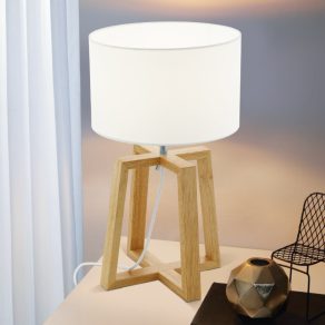   Lampă de masă din lemn, 44 cm - Chietino 1 Eglo 901293, cu soclu 1xE27, 220-240 V