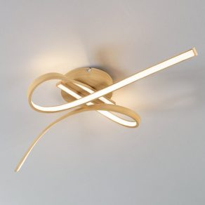   Lampă LED de tavan cu efect de lemn îndoit la abur - Selvina 2 Eglo 901103, 2900 lm, 3000 K, 20,5 W, 220-240 V