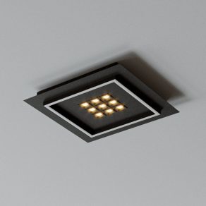   Lampă LED de tavan cu telecomandă - Balazote Eglo 901192, 2300 lm, 2700-6500 K, temperatură de culoare reglabilă, 24,5+9x0,9 W, 220-240 V