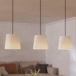   Lampă suspendată din material textil - Febres Eglo 901263, cu soclu 3xE27, 220-240 V