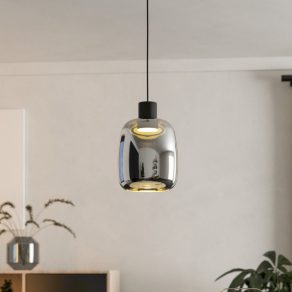   Lampă LED suspendată inteligentă - Molochio-Z Eglo 901119, 500 lm, 2700-6500 K+RGB, temperatură și culoare reglabile, controlabilă prin aplicație, Bluetooth, Zigbee, 3,7 W, 220-240 V