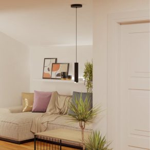   Lampă LED suspendată inteligentă - Balamorta-Z Eglo 901123, 500 lm, 2700-6500 K+RGB, temperatură și culoare reglabile, controlabilă prin aplicație, Bluetooth, ZIgbee, 3,7 W, 220-240 V